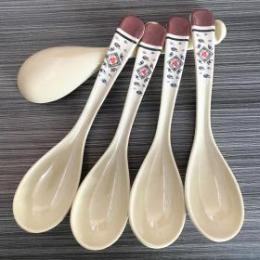 7008 長把福祥云勺  仿瓷密胺湯勺 1元店2元店地攤貨源批發